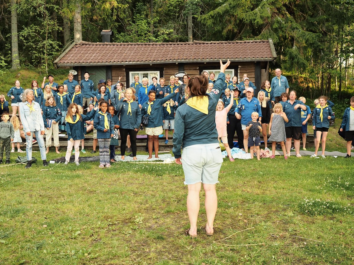 Scouter på Getsjötorp